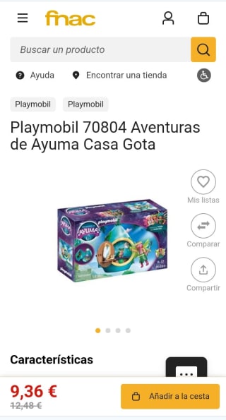 Playmobil Aventuras de Ayuma Casa Gota por 9,36€.