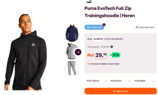 PUMA Evostripe Vest voor €29,95 bij Ibood