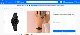 Reloj Casio Análogo Dama LQ-139A-1 por $19.990