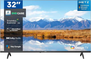 Metz 32" MTE6000 2K Smart Google TV con Dolby Audio, HDR 10 y Trochilus Extreme 2.0 Integrados por 139,99€