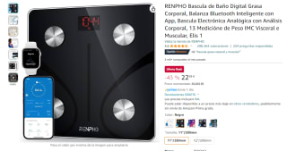 Báscula de Baño Digital Inteligente con App por 22,99€