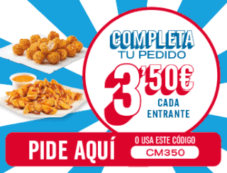 Entrantes Domino's Pizza por 3,50 con este código