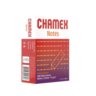 Chamex Notes de 75g com 300 Folhas - R$ 7,99