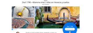 3 días en Venecia y vuelos desde 179€