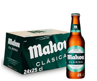 Pack 24 Botellines de 25cl de Mahou Clásica Original por 6.99€