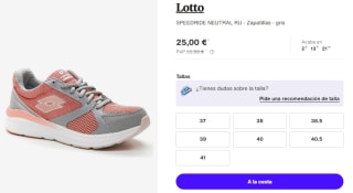 Zapatillas de Mujer Lotto SPEEDRIDE NEUTRAL RU por 25€