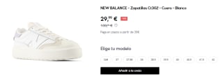 Zapatilla New Balance Ct302 por 29,99€