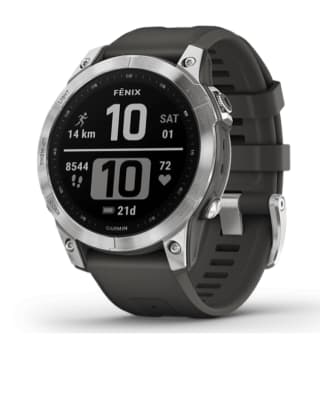 Reloj deportivo - Garmin Fenix 7, Plata, 125-208 mm, 1.3", 18 días, Frecuencia cardíaca, WiFi, BT, ANT+ por 499.17€