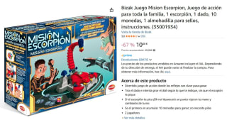 Juego de acción familiar Mision Escorpion marca Bizak por 10€