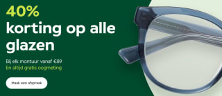 40% korting op brilglazen bij Specsavers