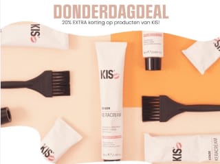 20% extra korting op alle producten van KIS bij Haarshop