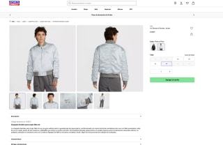 Chaqueta bomber NIKE AIR Mujer por solo 27€