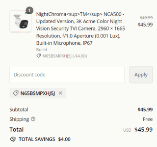 ANNKE NightChroma NCA500 voor €42,50 dmv code bij Anke