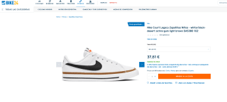 Zapatillas Nike Court Legacy Niños a solo 37,61€