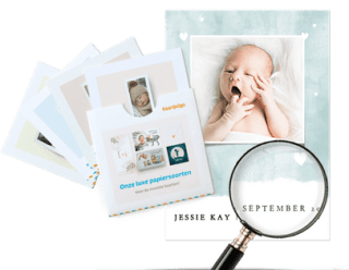 Gratis proefdruk babykaartjes via kaartje2go