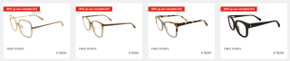 50% korting op een complete bril of 3 halen 1 betalen bij Hans Anders