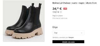 Botines de Cuero para Mujer Pepe Jeans Lol Chelsea por 34.99€
