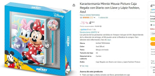 Pack Regalo Karactermania Diario Con Llave más Lapiz Disney Minnie y Daisy por 4,98€