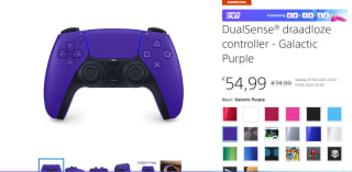 PS5 controller voor €54,99 in de Playstation Store