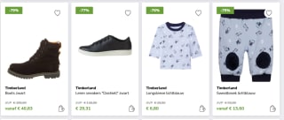 Tot 80% korting op alles van Timberland bij Limango