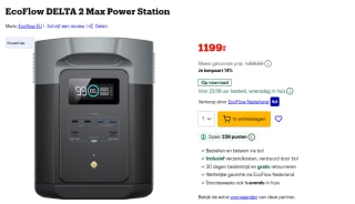 EcoFlow DELTA 2 Max Power Station voor €1.199 bij Bol