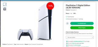 PlayStation 5 Digital Edition (SLIM VERSION) voor €398 bij Nedgame