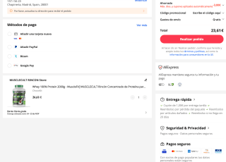 Whey 100% Protein 2000g MuscleFit USCLECULT Rincón Concentrado de Proteína para Creación de Músculo por 23,61€