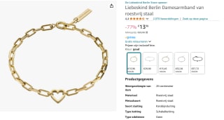 Liebeskind Berlin Armband voor €13,96 bij Amazon