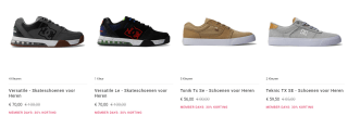 Ontvang 30% korting in de private sale bij DC Shoes
