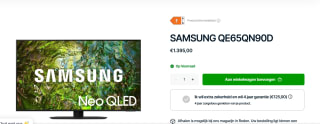 Samsung Neo QLED QN90D 65" Zwart voor €1.395 bij El-Vidas