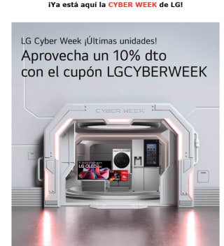 10% desde la página ofical de Lg por el Cyber Week