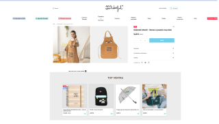 Delantal infantil Mrwonderful Vamos a pasarlo muy bien por solo 4,65€