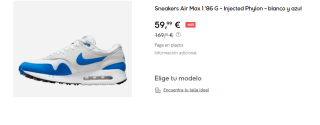 Zapatillas Nike Air Max 1 '86 G por 59.99€