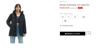 Abrigo acolchado con capucha para Mujer por 55.99€