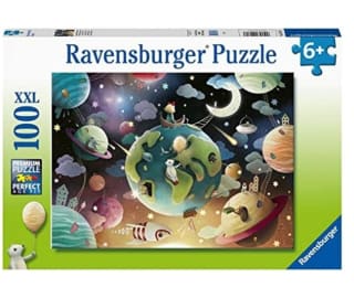 Puzzle planetas de 100 piezas XXL marca Ravensburger por 5,72€