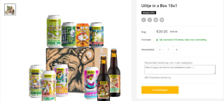 Uiltje in a Box 10 biertjes voor €39,95 bij Beerinabox