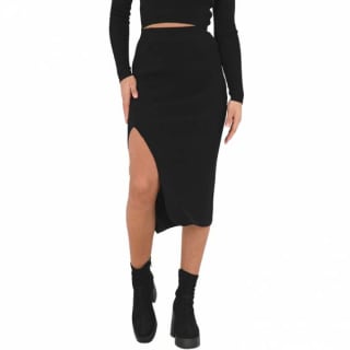 Falda maxi acanalada por 4,44€