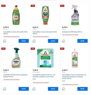 3×2 Limpieza y Hogar en Carrefour.
