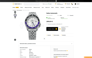 Seiko 5 Sports GMT SSK033K1 por 295,63€