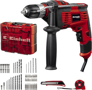 Einhell Set de taladro percutor TC-ID 1000 E Kit + 64 accesorios por 59,41€