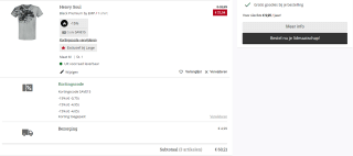 15% korting op bijna alles bij Large