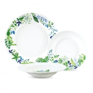 Preciosa Vajilla Porcelana CARREFOUR HOME de 18 piezas por solo 15,99€ varios modelos