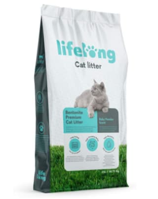 Arena de bentonita para gatos - Lifelong 25L / 18.75Kg por 11.66€