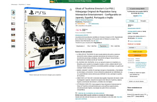 Ghost of Tsushima Director's Cut PS5 a tan solo 35€