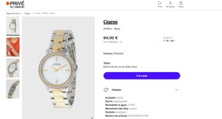 Reloj de mujer marca Guess SPIRAL por 64€