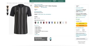 Camiseta Adidas Striped 21 JSY para Hombre a solo 12,87€