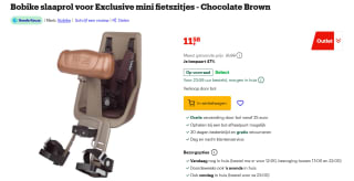 Bobike slaaprol Exclusive golden brown voor €11,58 bij Bol.