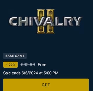 Chivalry 2 gratis bij EpicGames