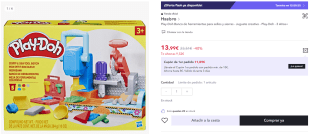 Festival de marcas Hasbro hasta 60% + 10% EXTRA descuento en Miravia