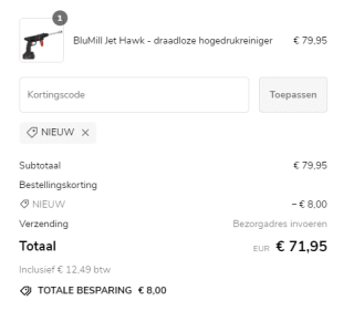 10% op je bestelling via de nieuwe site van Tommy Teleshopping